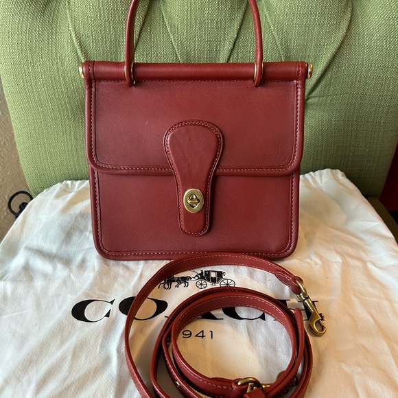 Coach Handbags - Coach Willis 18 Top Handle Glovetanned Smooth Leather NWOT